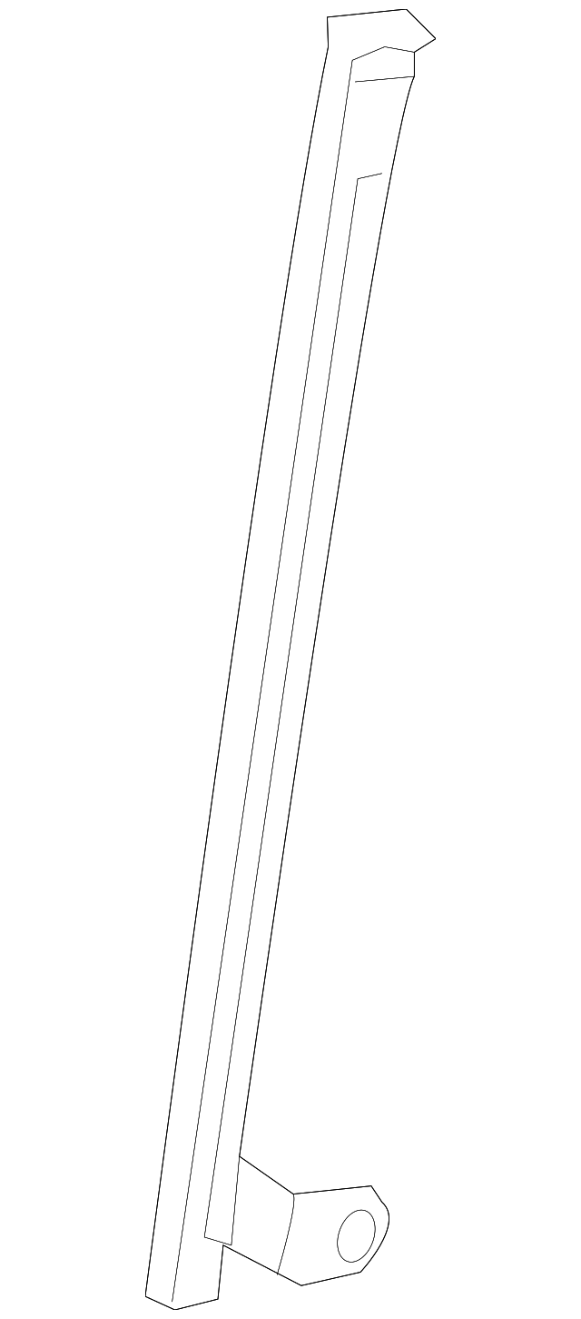 80386-3LM0A Деталь GUIDE CHANNEL, RIGHT