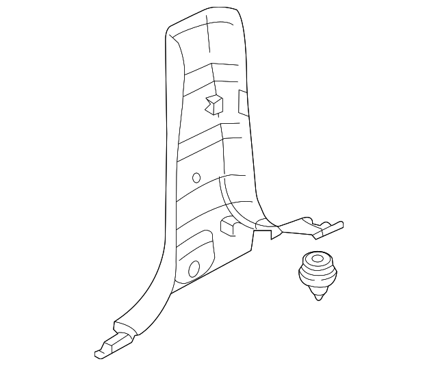 85835-3E000GW Деталь LWR CTR PLR TRIM, RIGHT