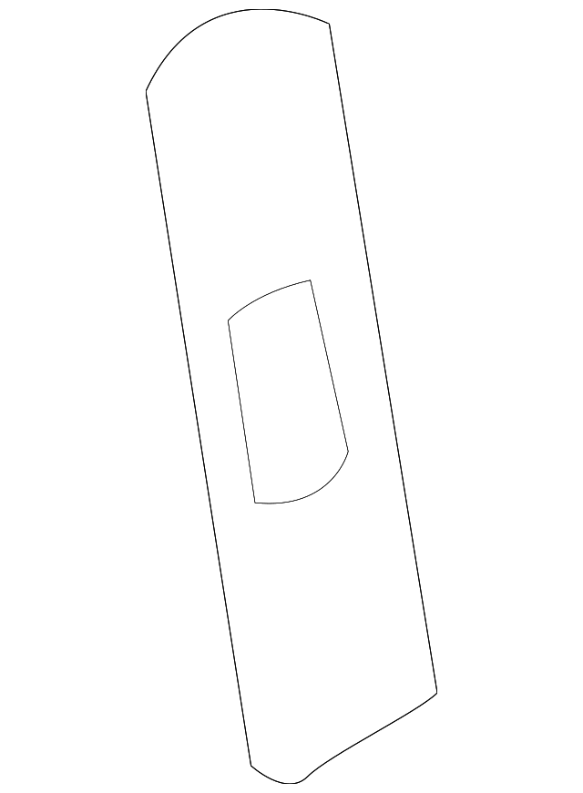 85827-3E000CY Деталь SEAT BELT GUIDE, RIGHT