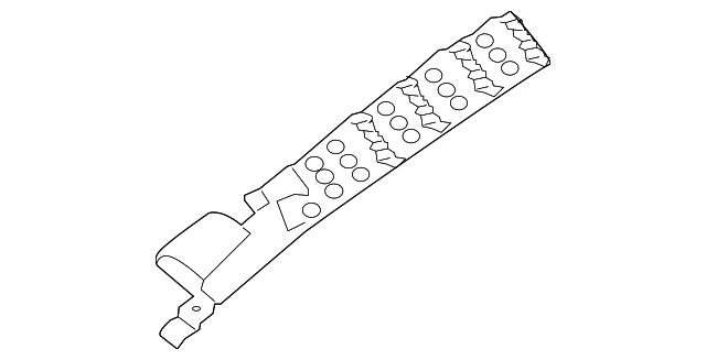 MR590751 Деталь PAD, LEFT