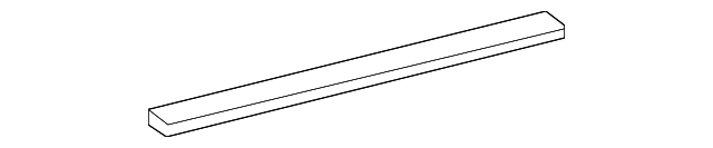 166-690-19-80 Деталь ROOF MOLDING, LEFT