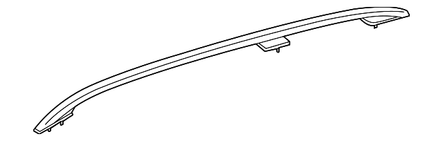 166-890-09-93 Деталь ROOF RACK, LEFT