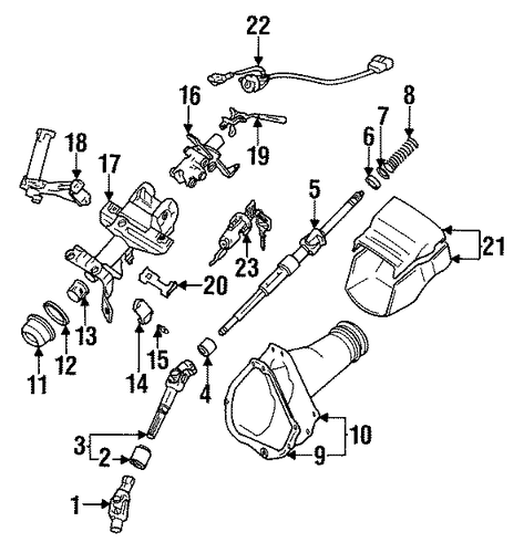 Celica STEERING COLUMN & WHEEL 2