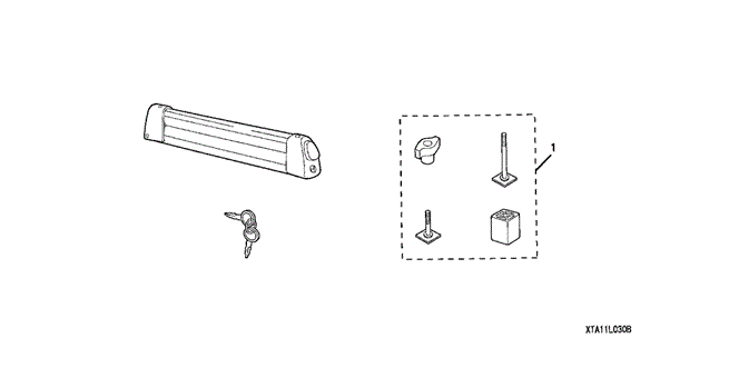ACCESSORIES/SKI ATTACHMENT (1) for 2007 Honda RIDGELINE #1