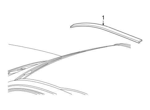 Escalade EXTERIOR TRIM - ROOF 2