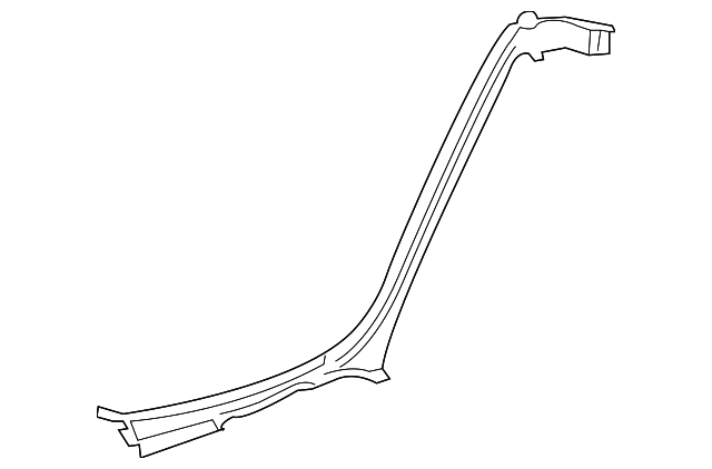 3D7-867-765-93R Деталь LOWER QTR TRIM, LEFT