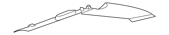 3D7-867-288-B-5S5 Деталь UPPER QTR TRIM, RIGHT