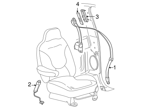 Expedition FRONT SEAT BELTS
