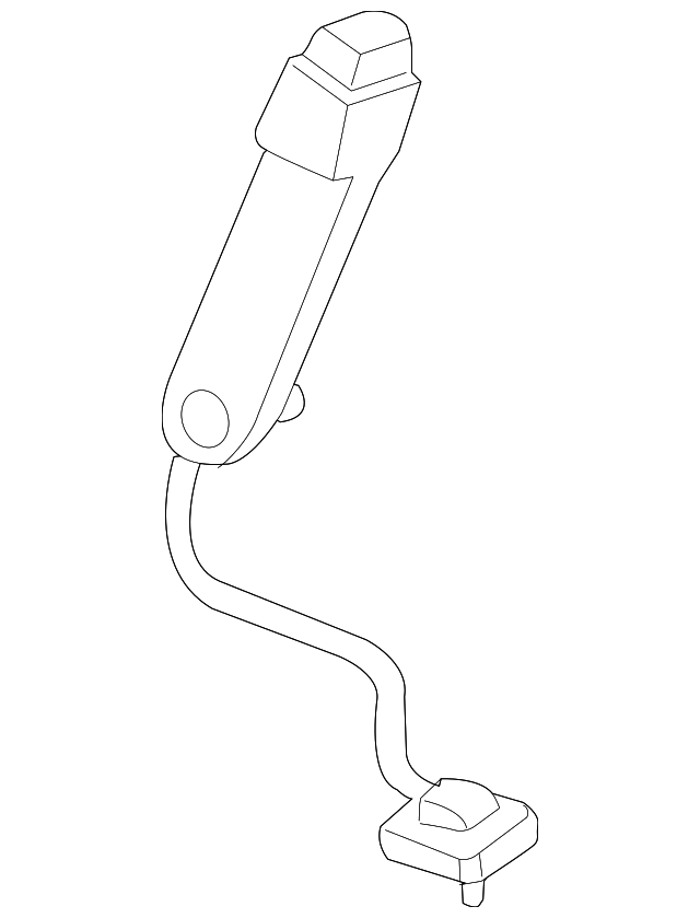 7L1Z-7861203-AC Деталь BUCKLE, LEFT