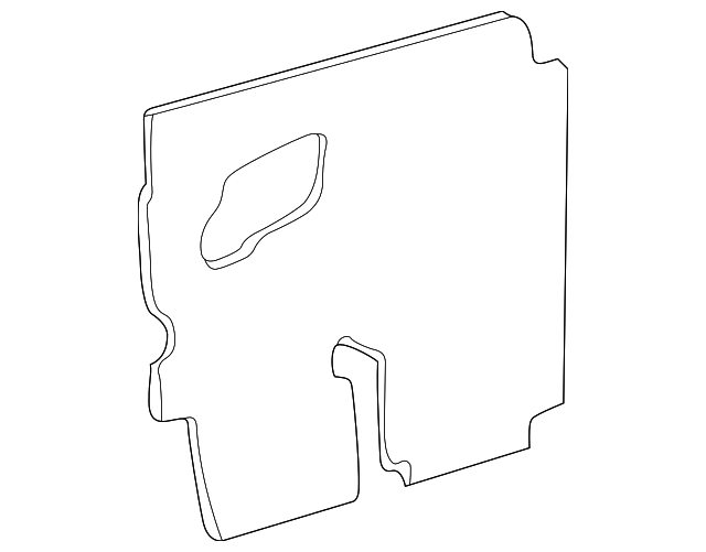 15707301 Деталь DEFLECTOR, LEFT