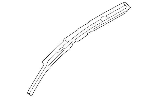 3D7-810-411 Деталь ROOF RAIL, LEFT