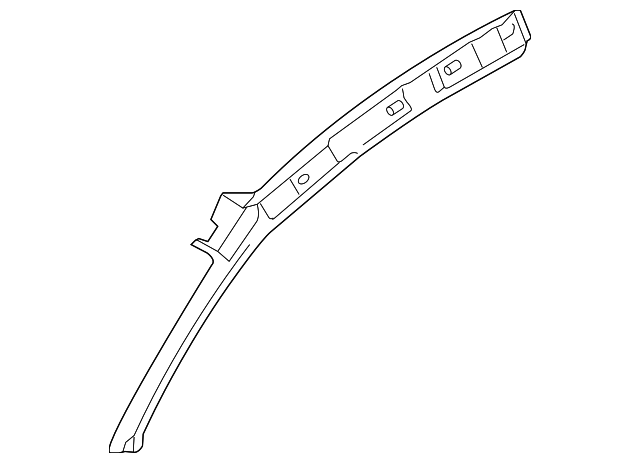 3D7-809-401 Деталь ROOF RAIL, LEFT
