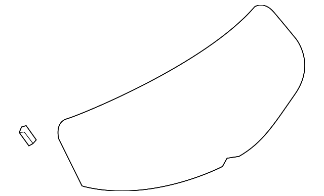 9030H-CA000 Деталь LIFT GATE GLASS