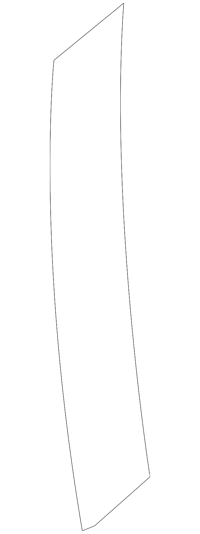 LE43-50-8W2-00 Деталь FRONT MOLDING, LEFT