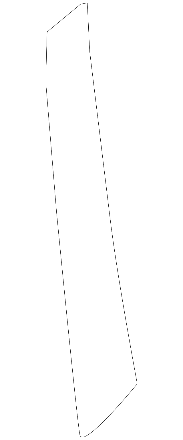 LE43-50-8V4C-00 Деталь REAR MOLDING, RIGHT
