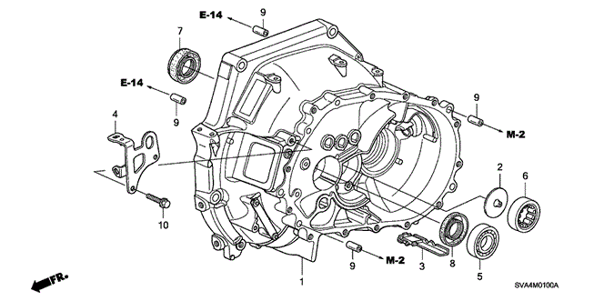 CIVIC COUPE CLUTCH CASE (1.8L)