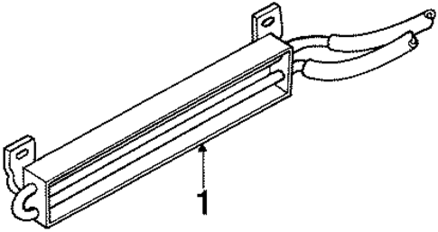 Contour POWER STEERING OIL COOLER