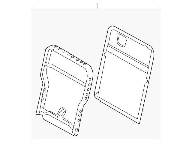 1BC371DVAA Деталь SEAT BACK, LEFT