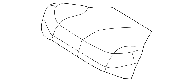 1BC451L5AA Деталь CUSHION COVER, LEFT
