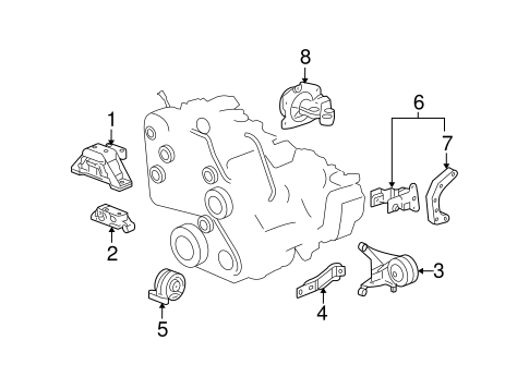 Equinox ENGINE & TRANS MOUNTING