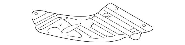MR557679 Деталь FRONT SHIELD, LEFT