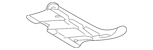 MR974002 Деталь CENTER SHIELD, LEFT