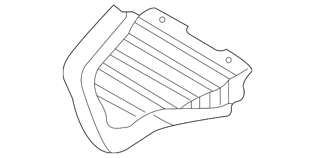 MR557680 Деталь FRONT SHIELD, RIGHT