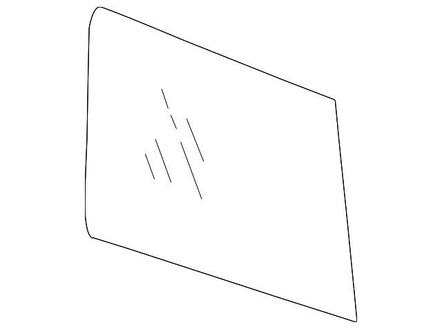 55135789AG Деталь QTR GLASS, LEFT