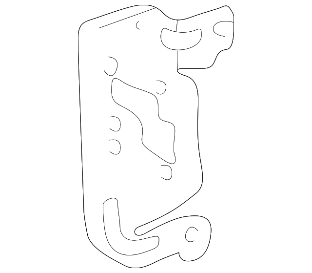 86211-60071 MOUNT BRACKET, RIGHT