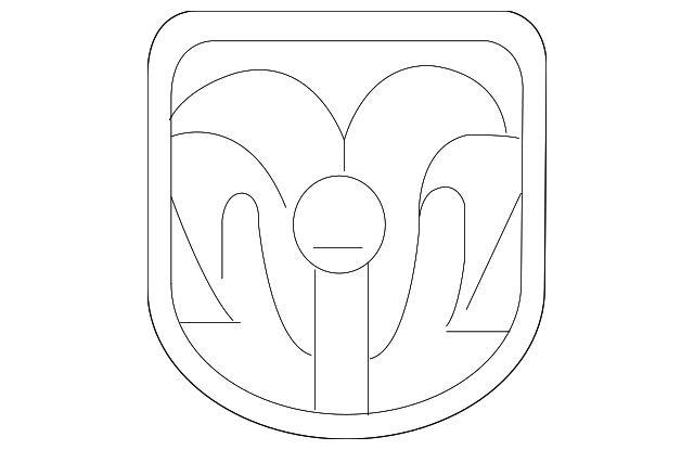 55079089AB Деталь MEDALLION
