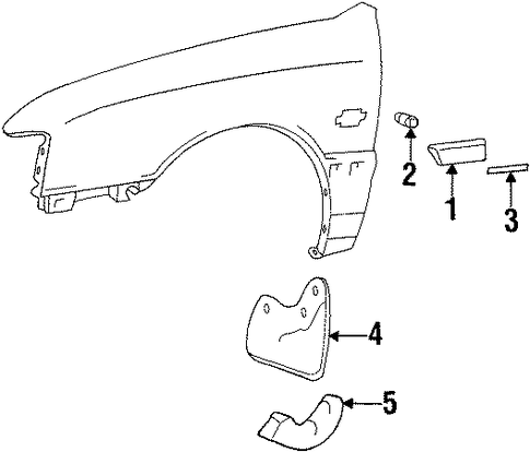 Elantra EXTERIOR TRIM - FENDER