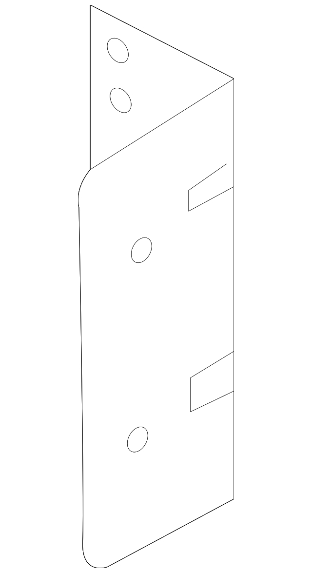 96175-1W500 Деталь RADIO BRACKET, LEFT