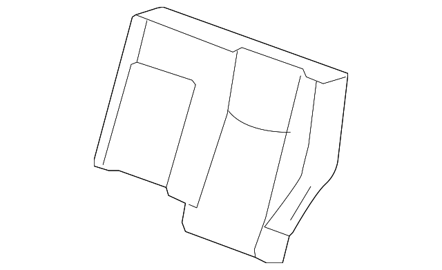 88994512 Деталь SEAT BACK COVER, LEFT