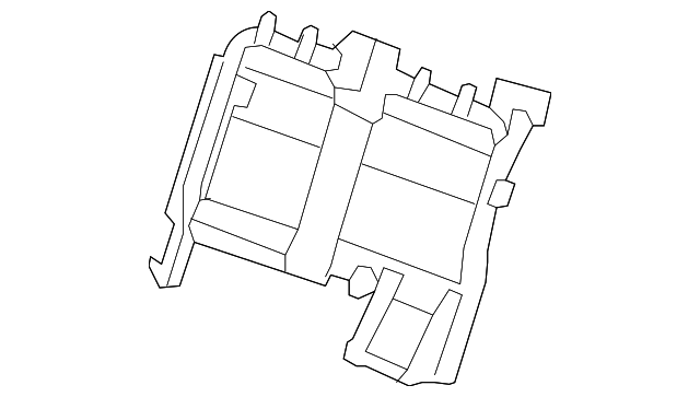 88994940 Деталь SEAT BACK FRAME, LEFT