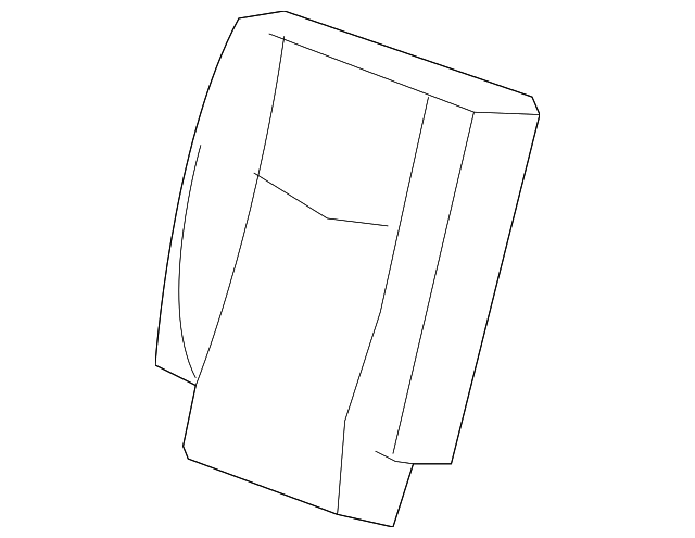 88994503 Деталь SEAT BACK COVER, RIGHT
