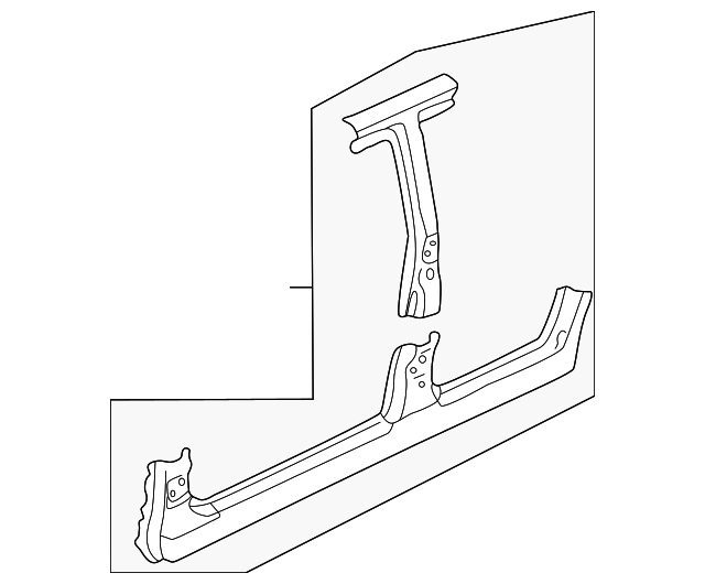 ECY170350 Деталь CTR PLR & ROCKER, RIGHT