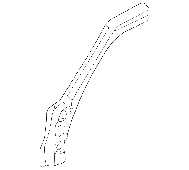 ECY1-71-220 Деталь HINGE PILLAR, LEFT