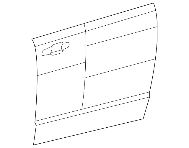 7B0-831-112 Деталь OUTER PANEL, RIGHT