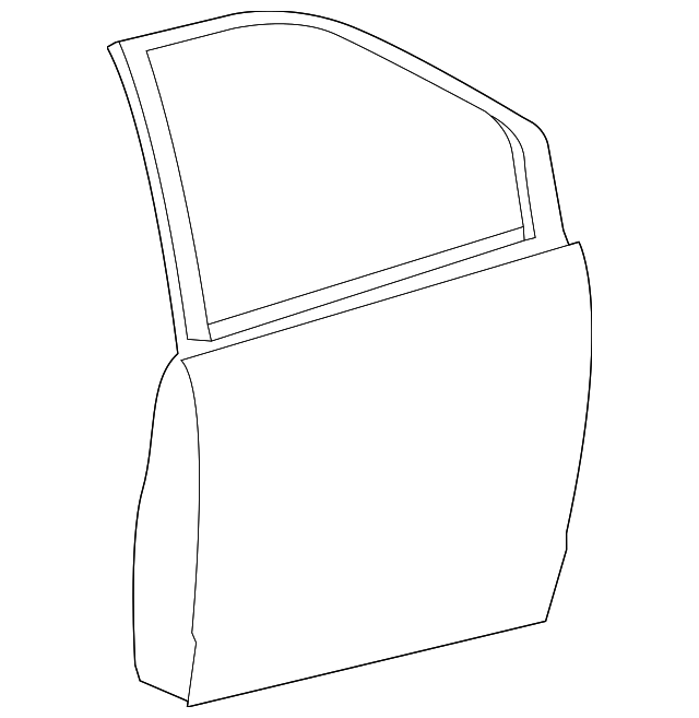 7B0-831-051-D Деталь DOOR SHELL, LEFT