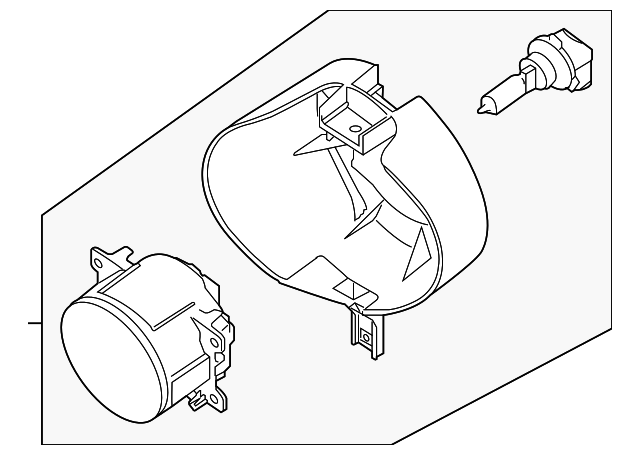 3551082Z10 Деталь FOG LAMP ASSY, RIGHT
