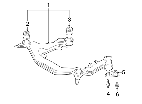 A4 Quattro SUSPENSION MOUNTING 2