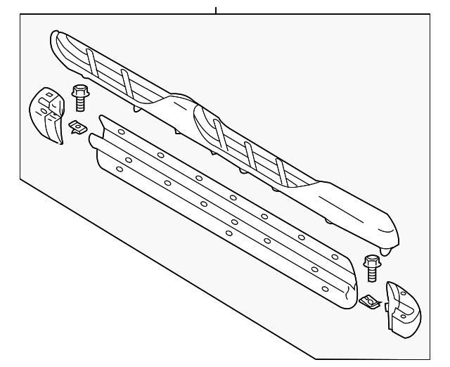 YL8Z-16450-AAA Деталь RUNNING BOARD, RIGHT