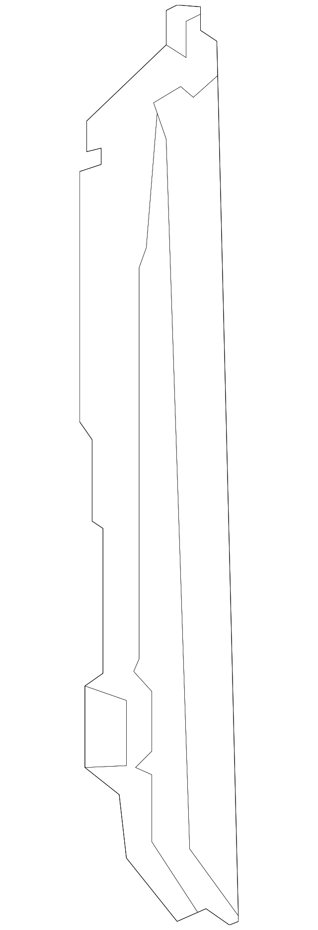 84116-1M200 Деталь REAR SEAL, LEFT