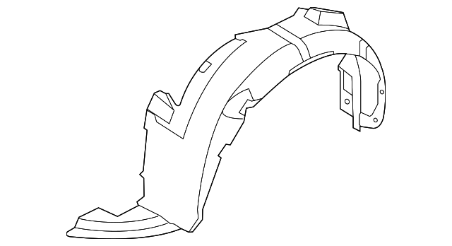86811-1M301 Деталь FENDER LINER, LEFT