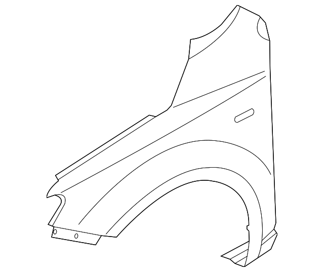 66321-1M240 Деталь FENDER, RIGHT