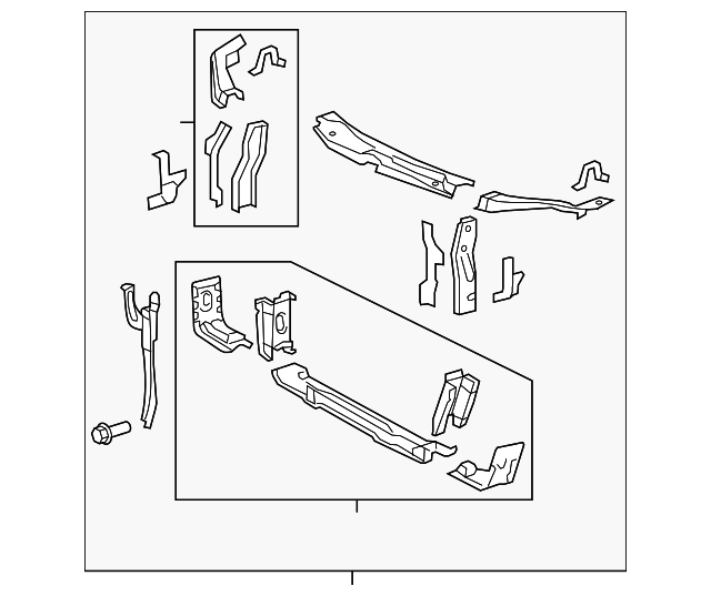53210-06032 Деталь RADIATOR SUPPORT