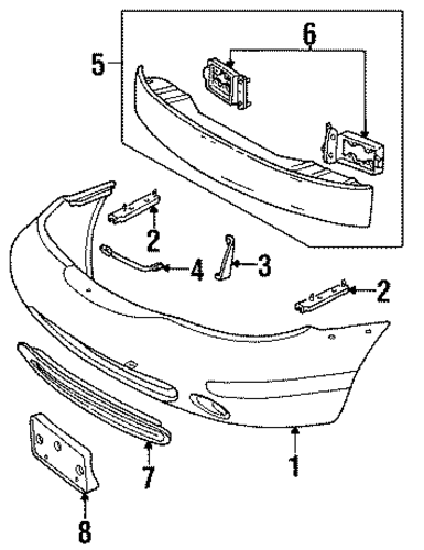 Contour BUMPER & COMPONENTS - FRONT