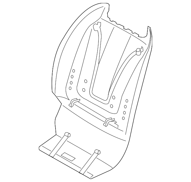 88480-3N500-RY Деталь SEAT BACK PANEL