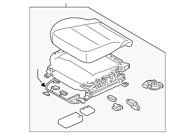 88200-3N620-NVR Деталь CUSHION ASSY
