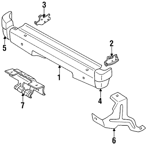 Rodeo BUMPER & COMPONENTS - REAR